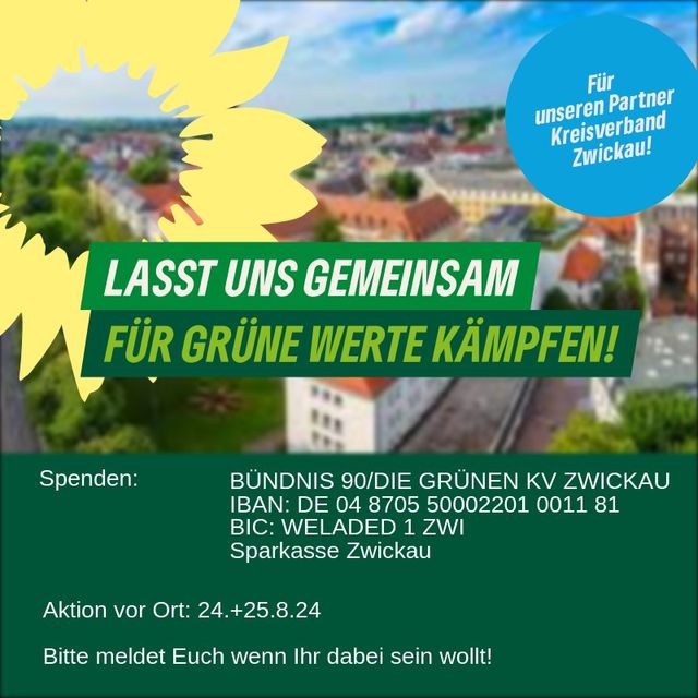 Gemeinsam für Grüne Werte kämpfen