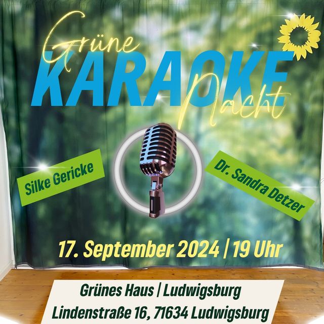 🎤 Einladung zur Grünen Karaoke-Nacht 🎤