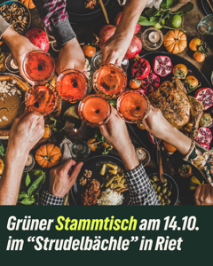 Einladung zum Grünen Abend in Vaihingen-Riet