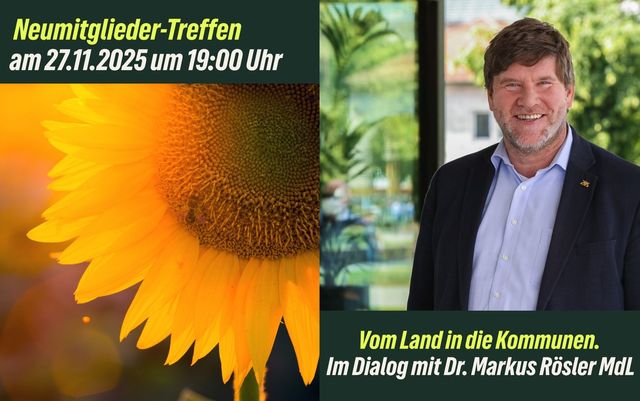 Vom Land in die Kommunen – Im Dialog mit Dr. Markus Rösler