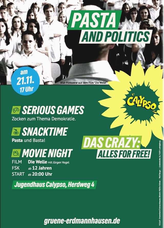 Pasta & Politics: Demokratie – sonst wär’s echt lost!