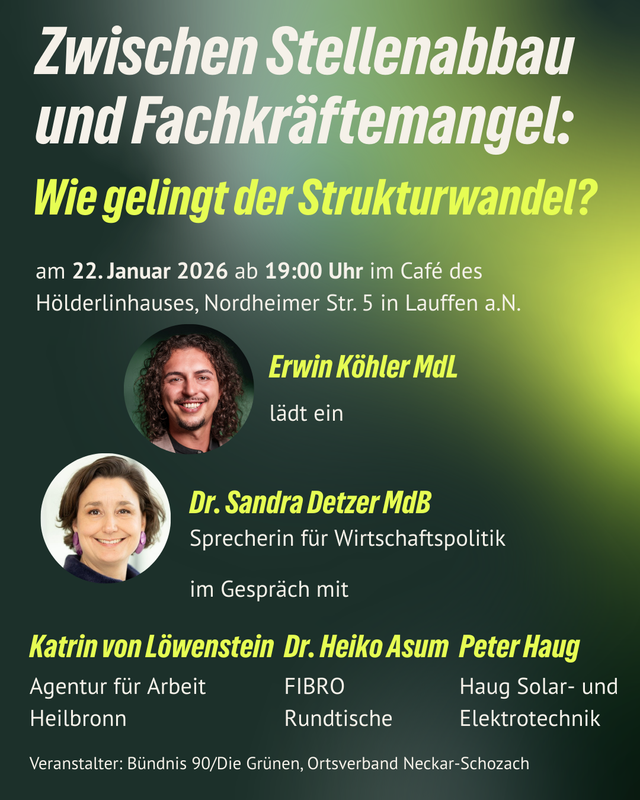 Zwischen Stellenabbau und Fachkräftemangel – Wie gelingt der Strukturwandel?