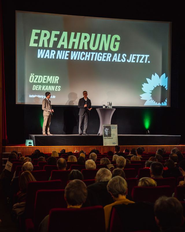 Grünen Urgestein Cem Özdemir zurück in Ludwigsburg