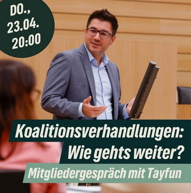 Austausch zum Stand der Koalitionsverhandlungen mit Tayfun