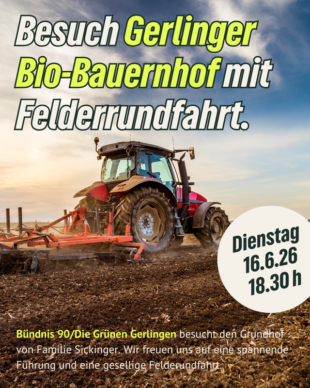 Einladung zur Felderrundfahrt auf dem Bio-Bauernhof