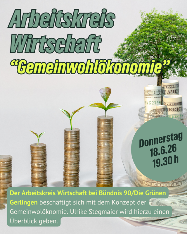 Einladung zum Arbeitskreis Wirtschaft – Gemeinwohlökonomie