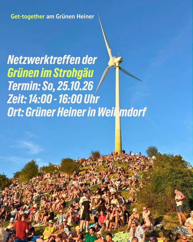 Erstes Netzwerktreffen der Grünen im Strohgäu 🌿
