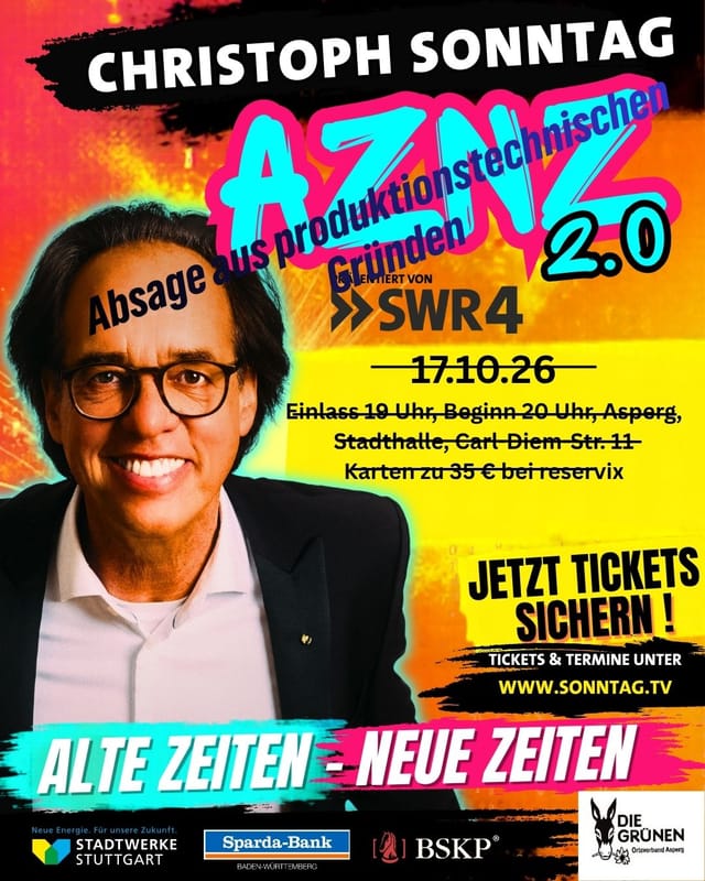Absage - politisches Kabarett